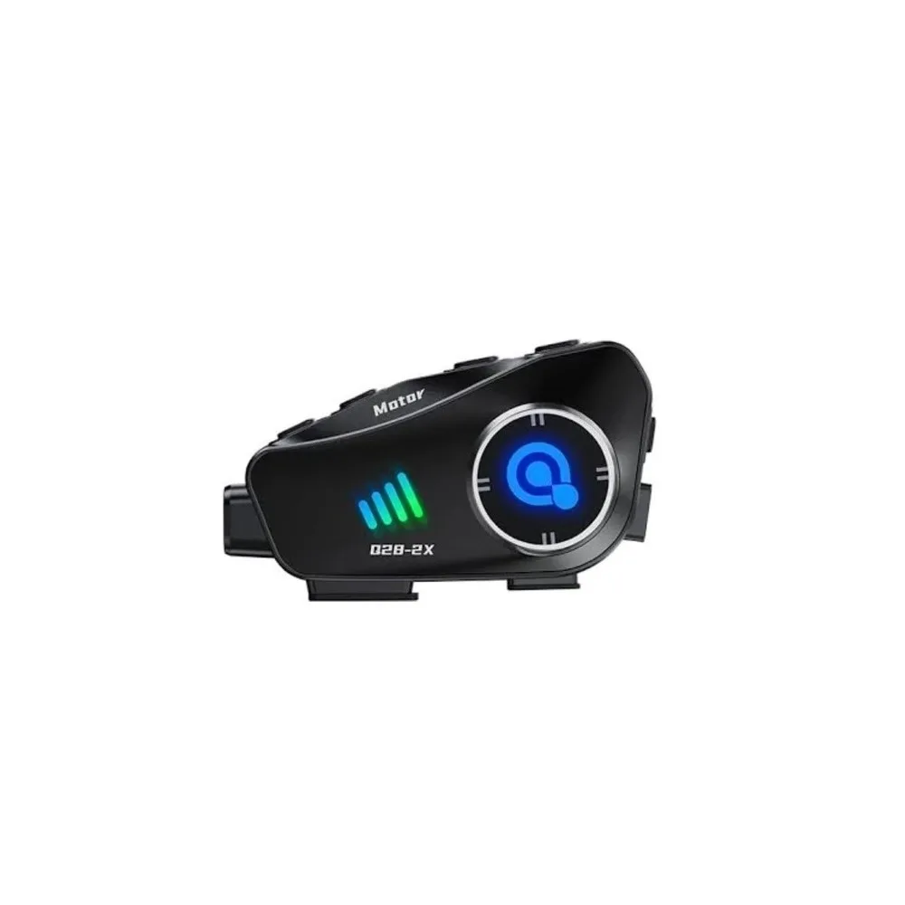 Q28-2X Kameralı 2 Li Eşleşme Motosiklet Kask Bluetooth Interkom Su Geçirmez 1080P Hd