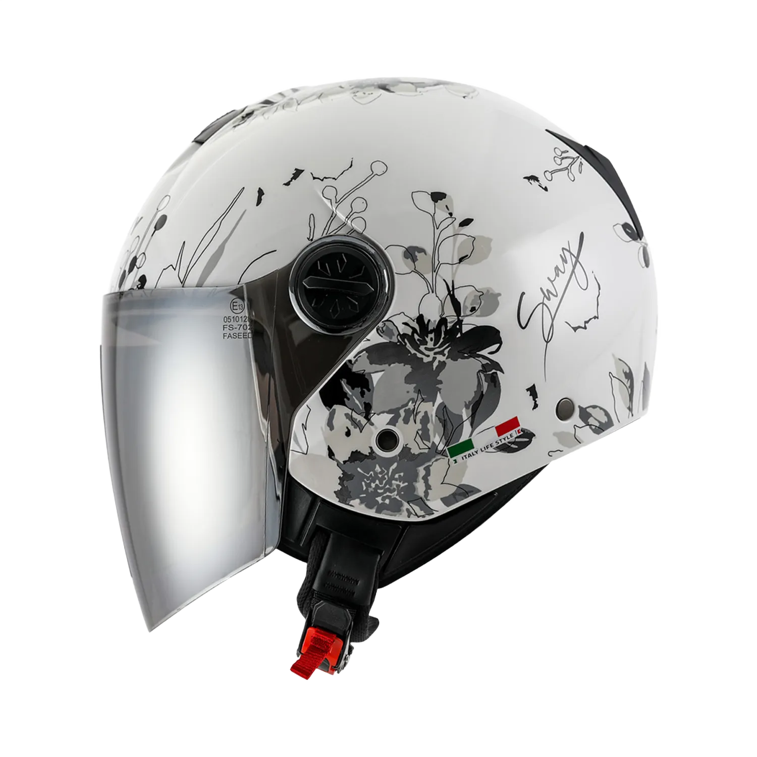 SWAY SW 715 IRIS Grey Yarım Kask