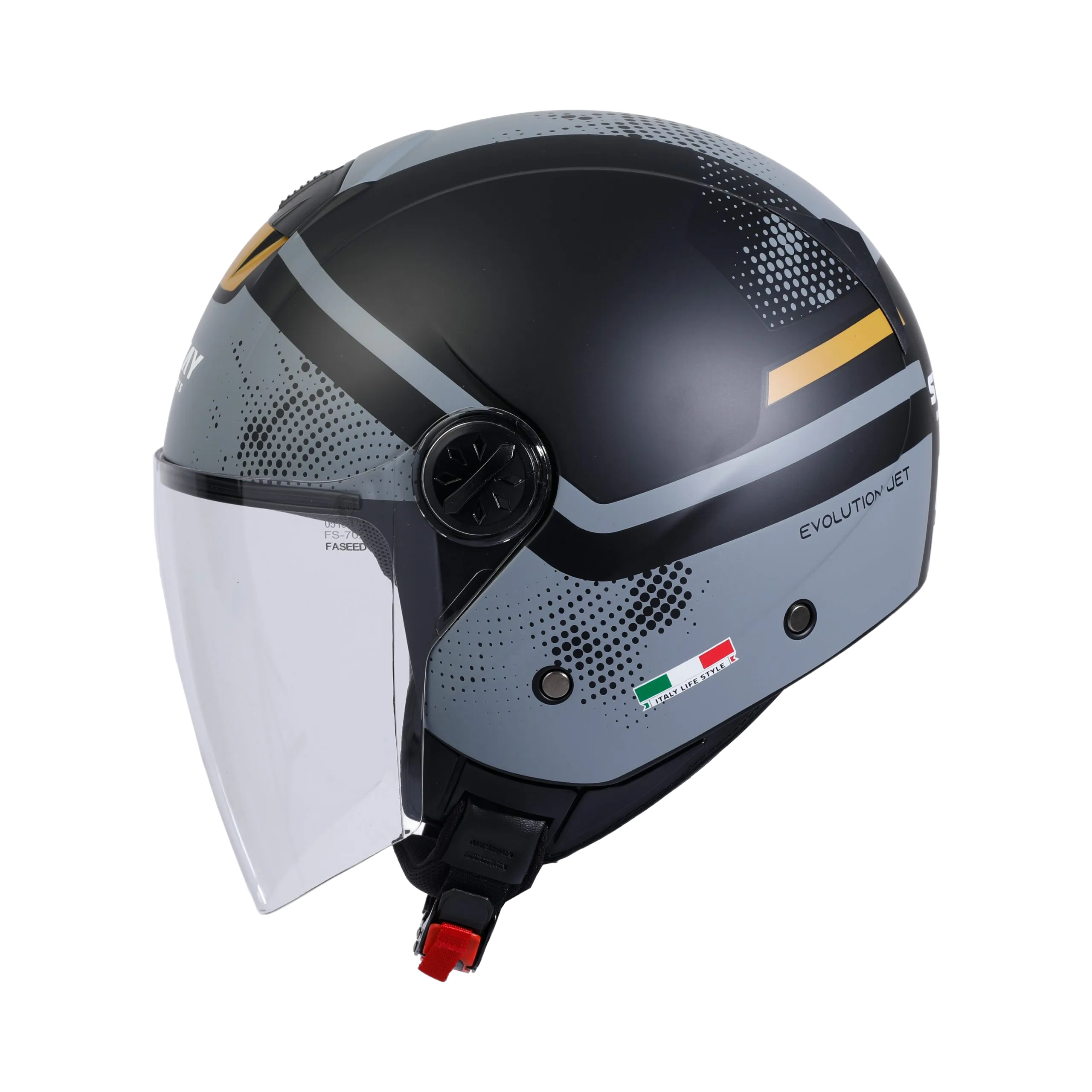 SWAY SW 715 GEMINI bLACK Yarım Kask