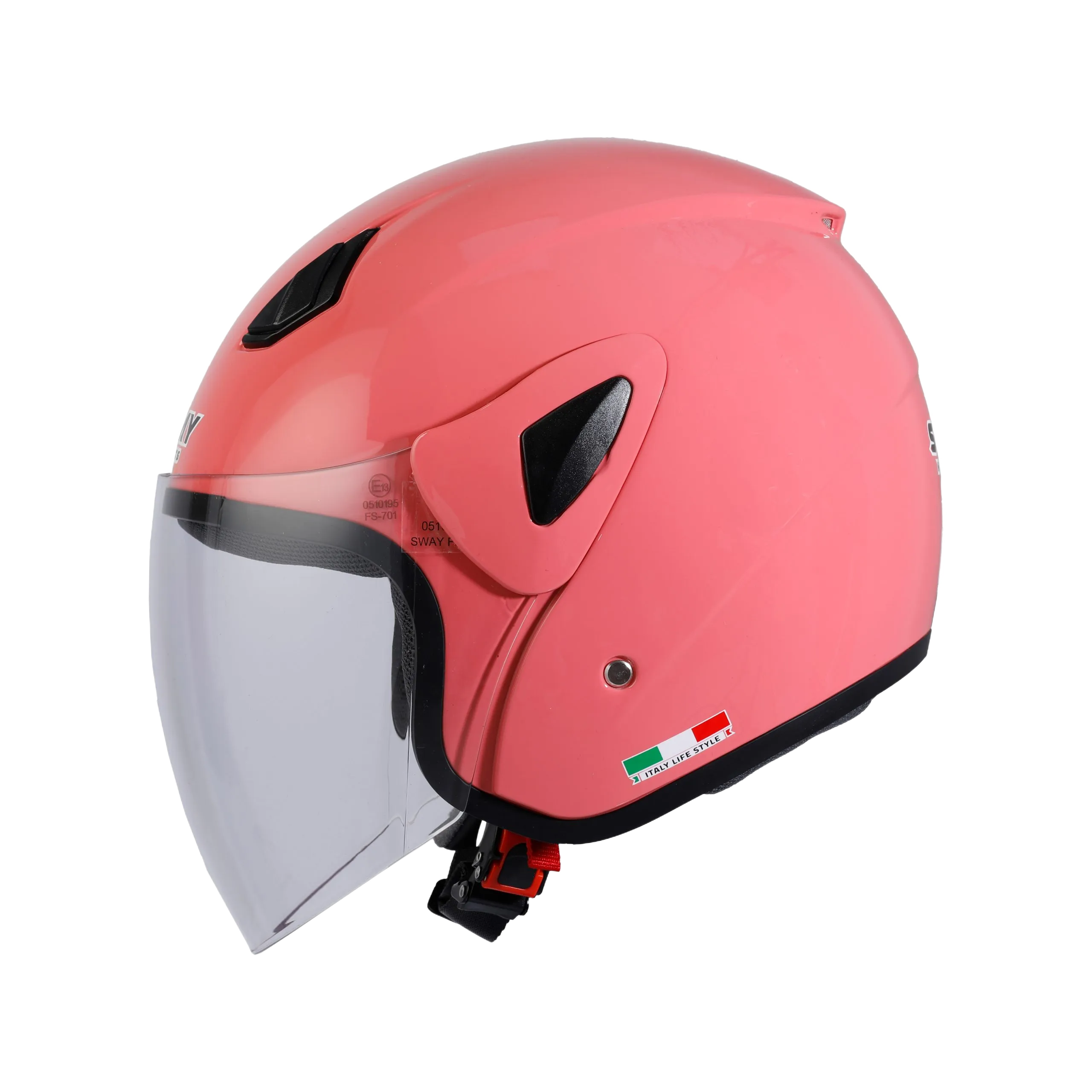 SWAY SW 700 Pink Yarım Kask