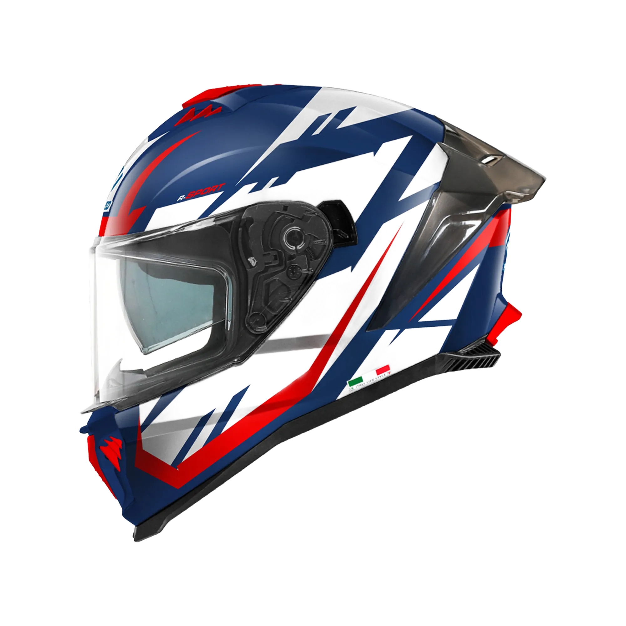 SWAY SW 865 ATOS Blue White Full Face