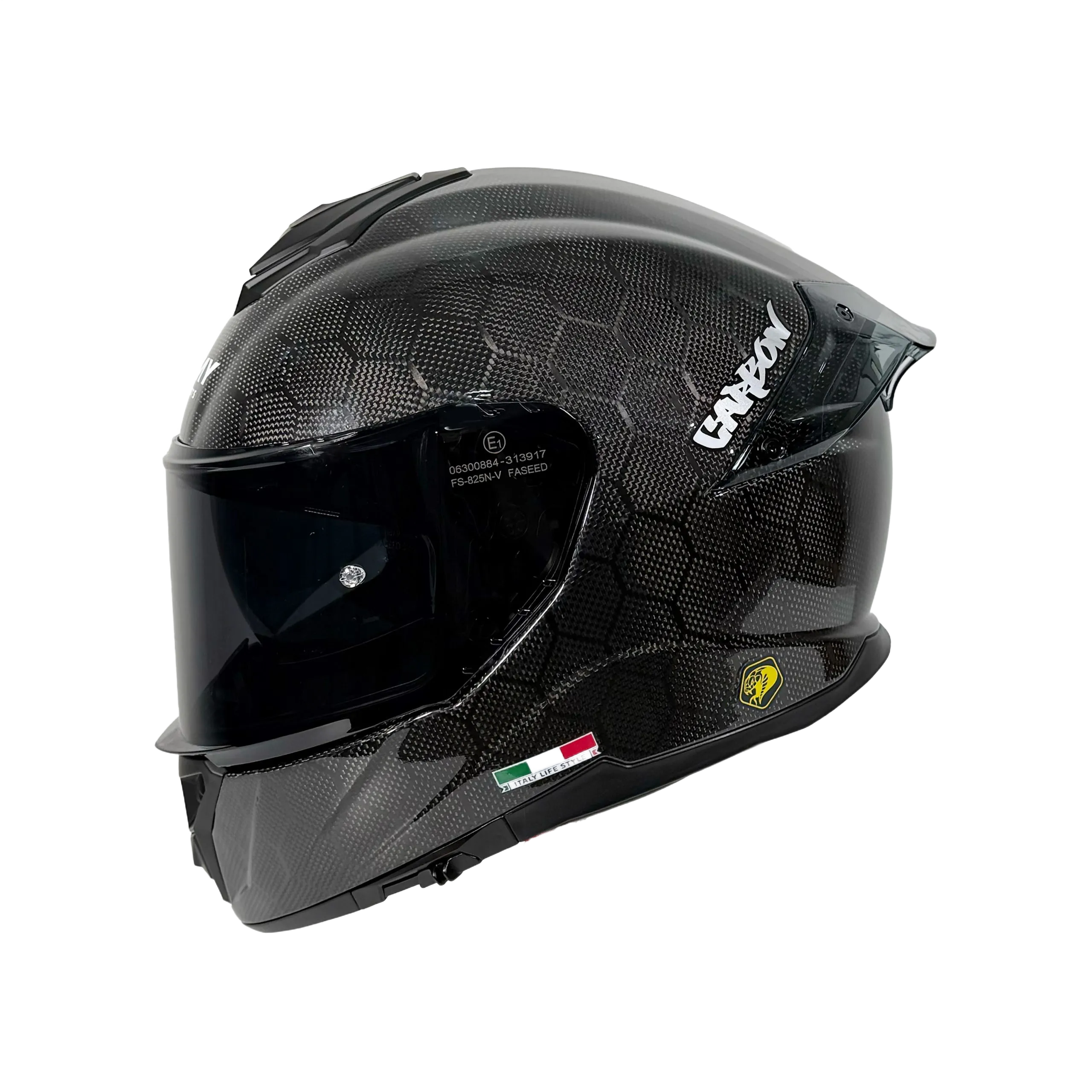 SWAY SW 861 CARBON SNAKE Gloss Full Face