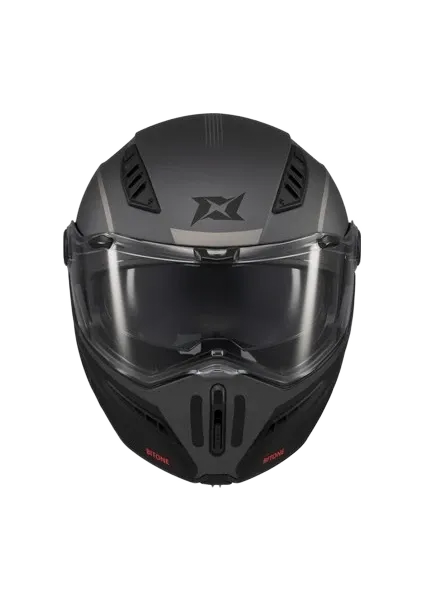 AXXIS GHOSTFIGHTER BITONE C12 DARK GREY MATT