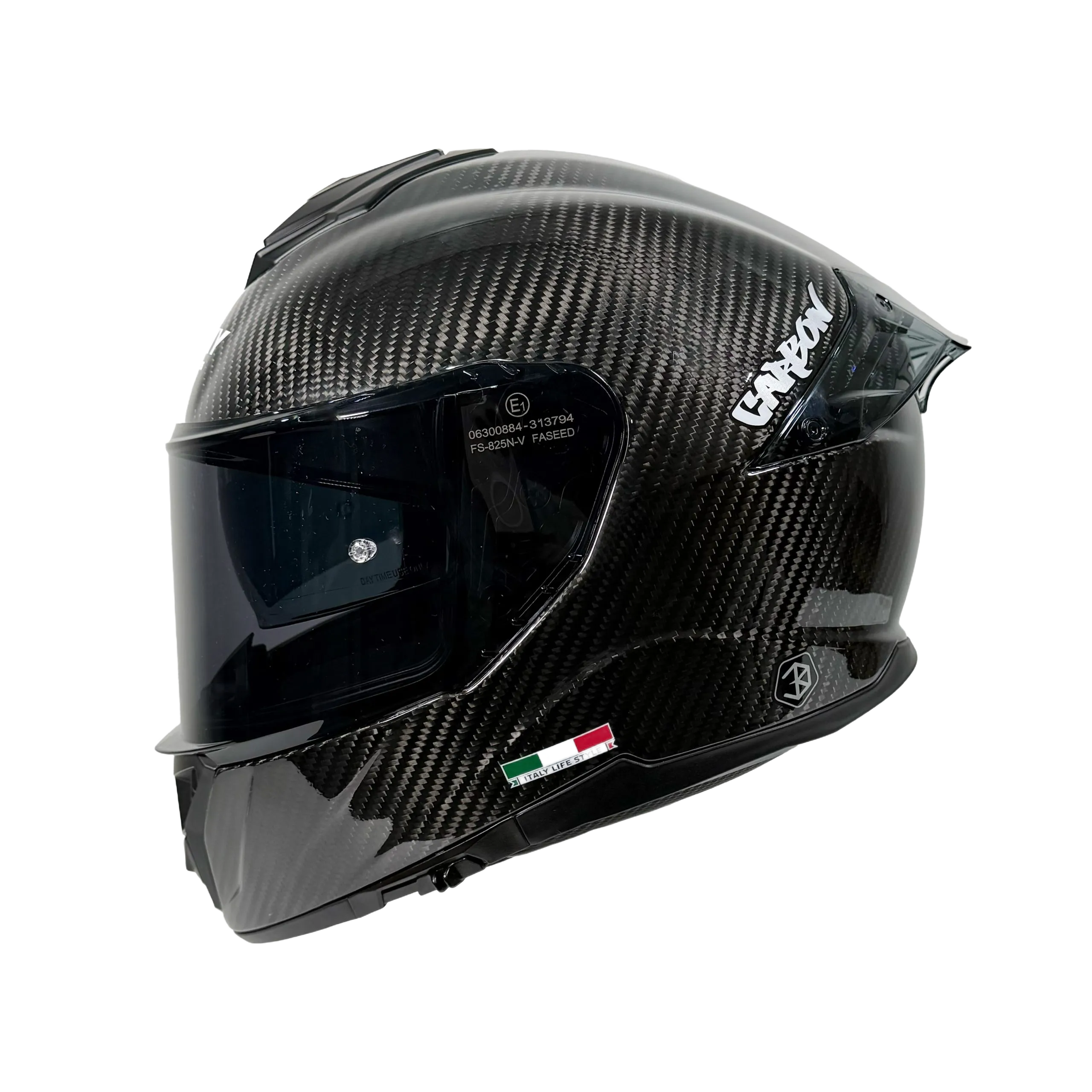 SWAY SW 861 CARBON Gloss Black Full Face