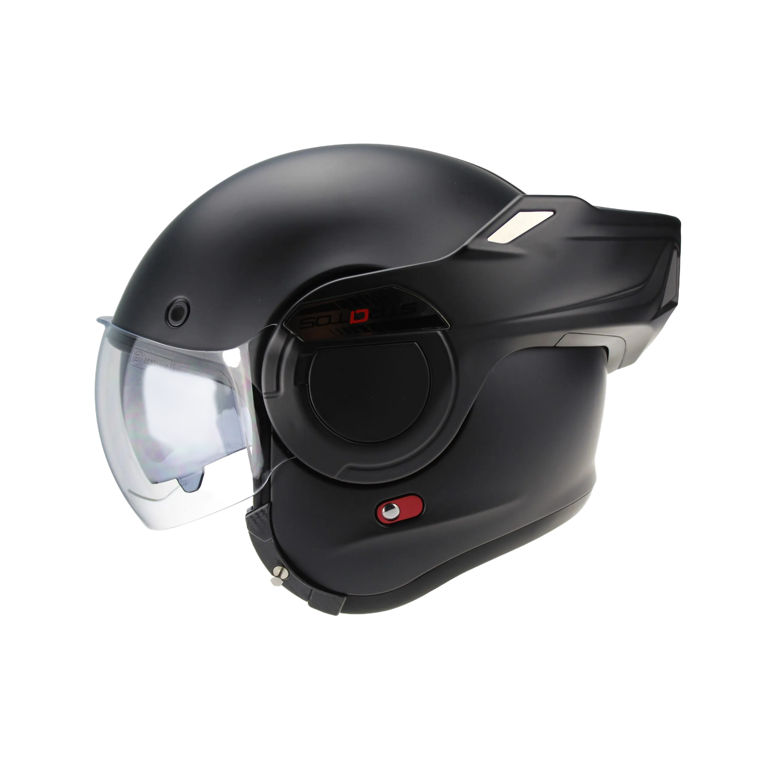 SWAY SW 907 STRATOS Matt Siyah Çene Açılır