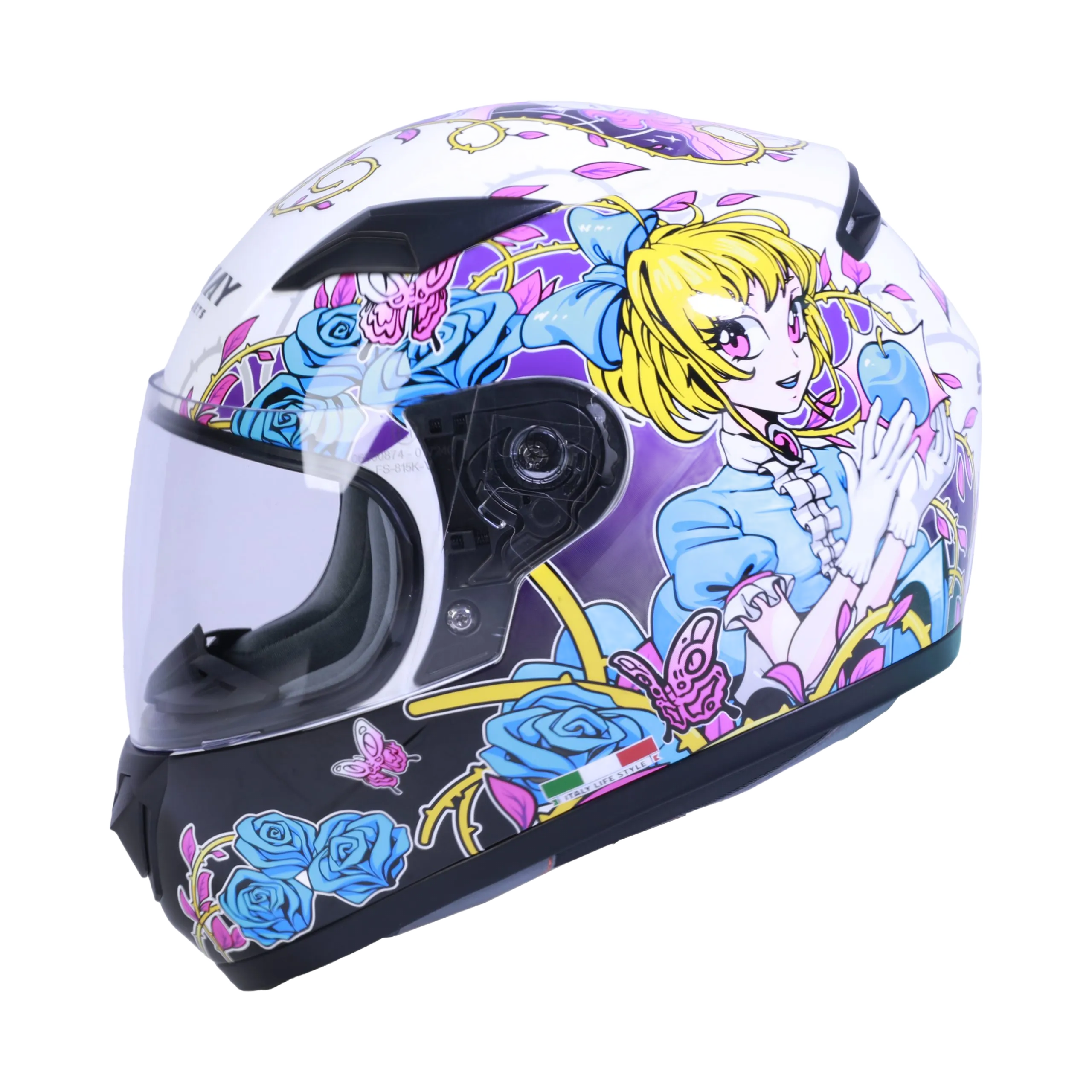 SWAY SW 815K GLOSS GIRL Full Face Çocuk Kaskı