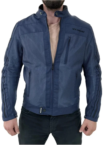 VENOM CEKET COMPASS RACING MAVİ