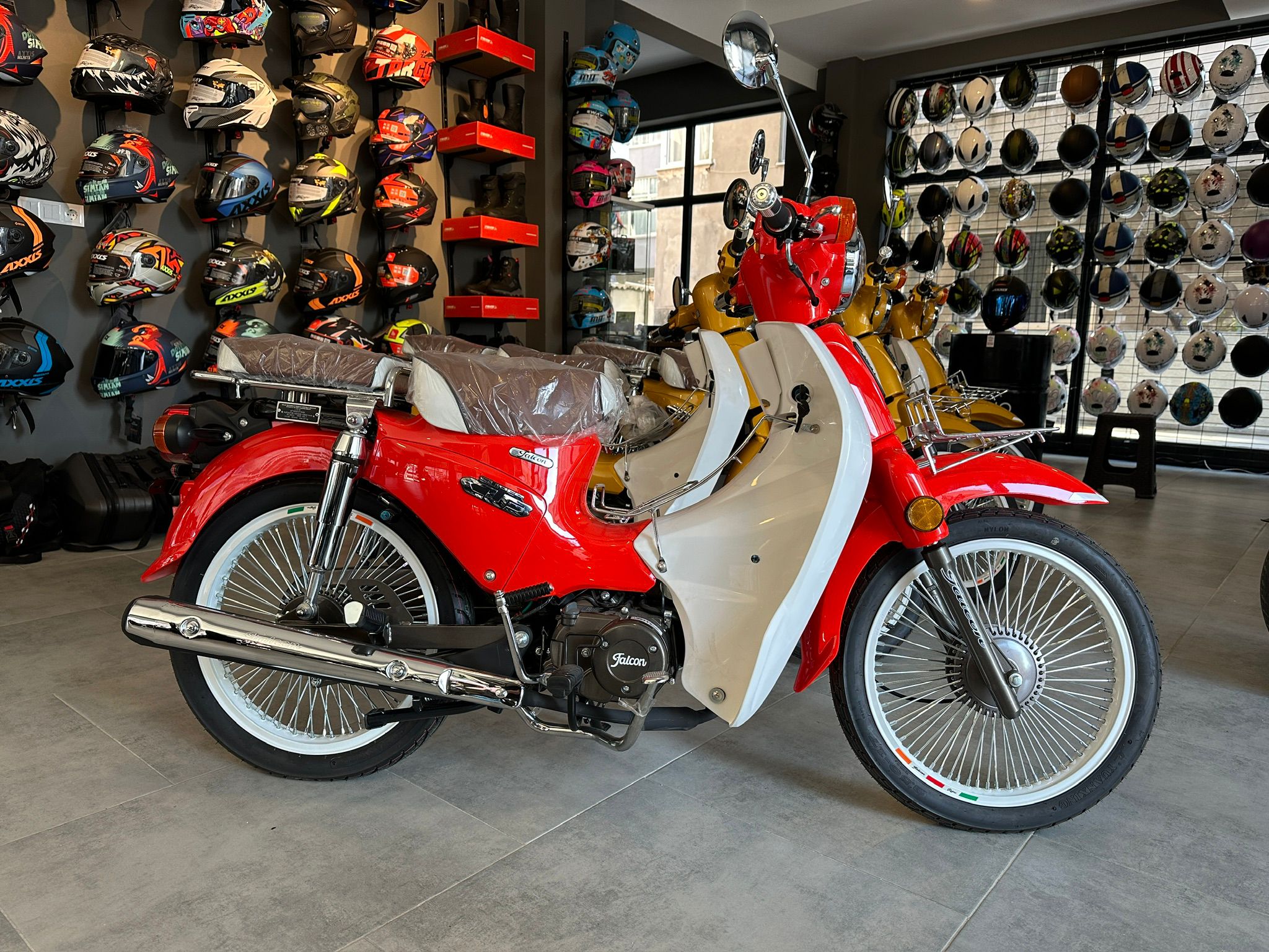Falcon Retro Kırmızı  50cc